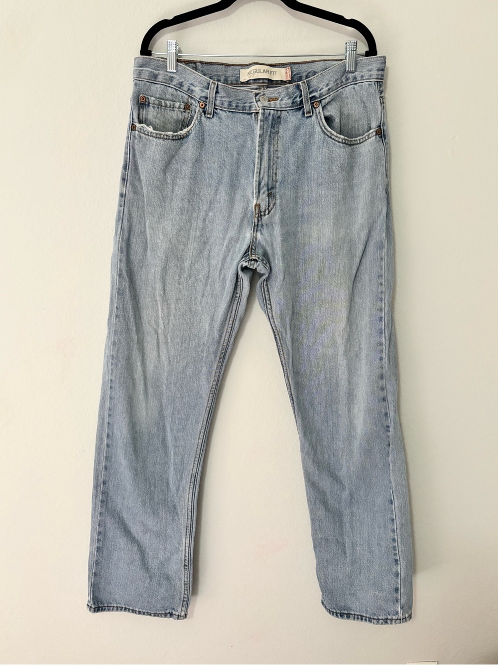Levi’s 505 Regular Fit Jeans Men’s W35 L32 Light Wash